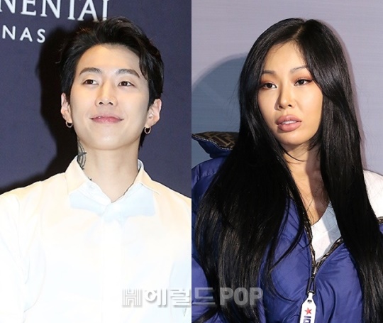 박재범, 제시/사진=민선유기자