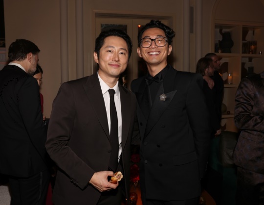 스티븐 연, 이성진 감독/사진=Getty for Netflix