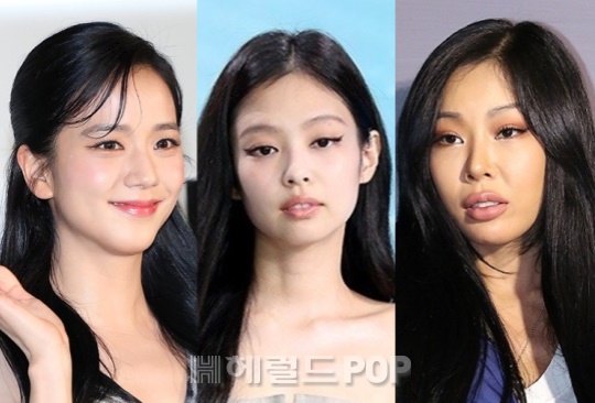 지수, 제니, 제시/사진=헤럴드POP DB