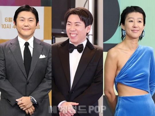 조세호, 양세찬, 홍진경/사진=민선유 기자