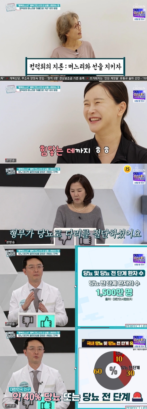 TV조선 '퍼펙트 라이프' 방송화면 캡처