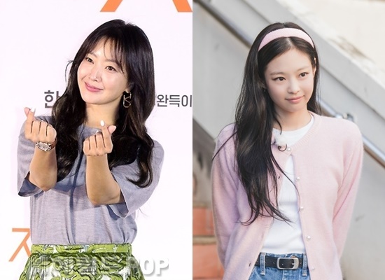 배우 김희선, 제니/사진=헤럴드POP DB, tvN 제공
