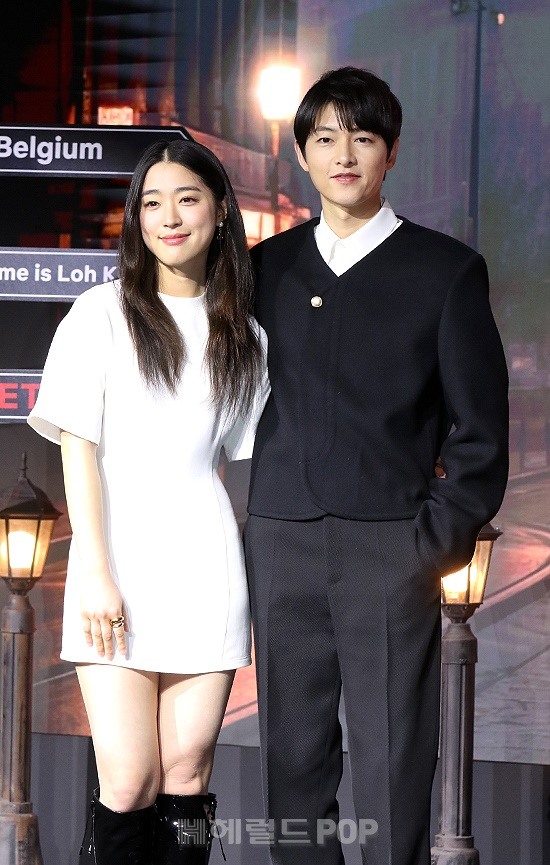 배우 최성은, 송중기/사진=민선유 기자