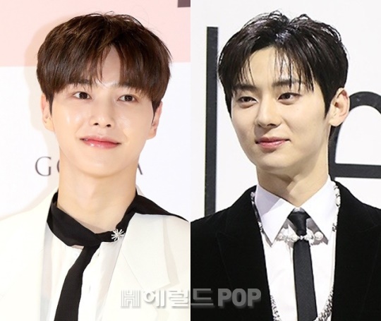 송강, 황민현/사진=헤럴드POP DB
