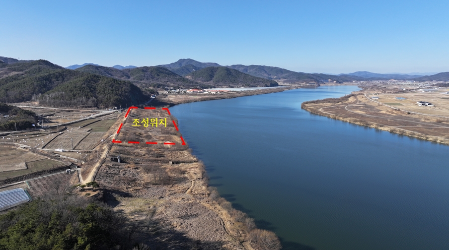 옥성면 파크골프장 위치도.[구미시 제공]