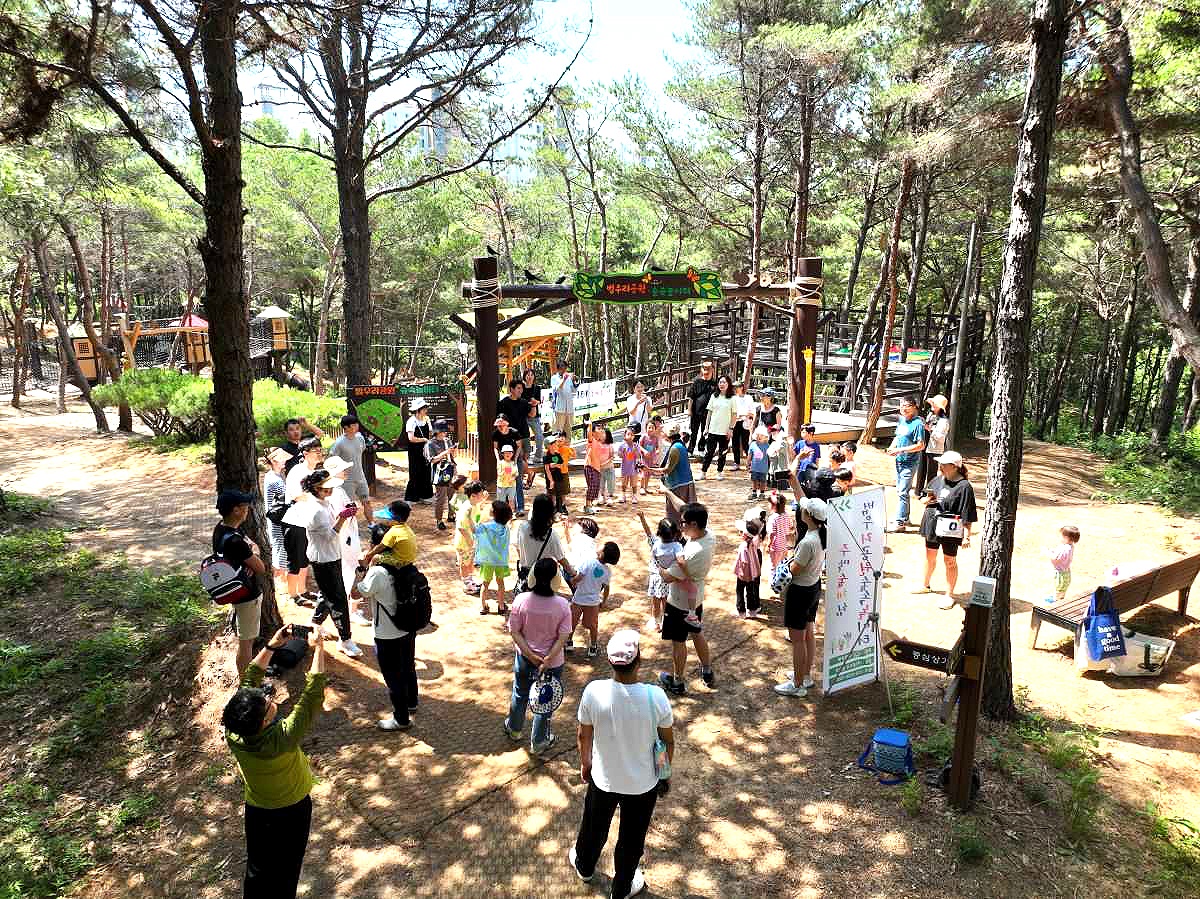 도청 신도시에 조성된 범우리공원 유아숲체험원’을 5일부터 본격 운영에 들어간다(예천군 제공)