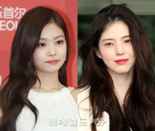 제니, 한소희/사진=헤럴드POP DB