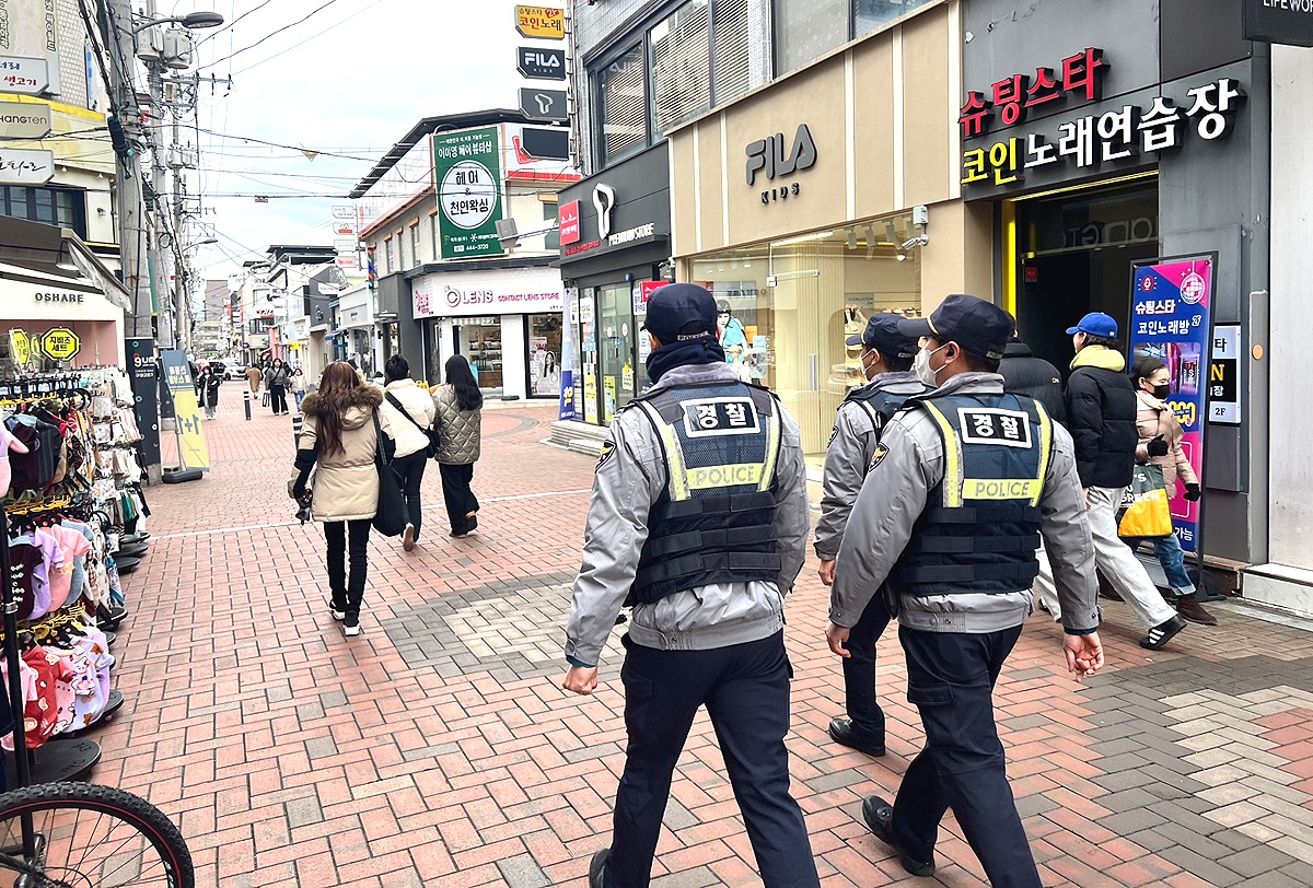 광주경찰청 기동순찰대 현장활동 개시(경북경찰청제공)