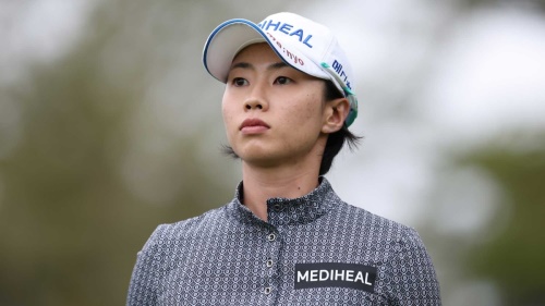 대회 이틀째 코스레코드 타이 기록을 작성하며 공동 선두에 나선 안나린. [사진=LPGA]