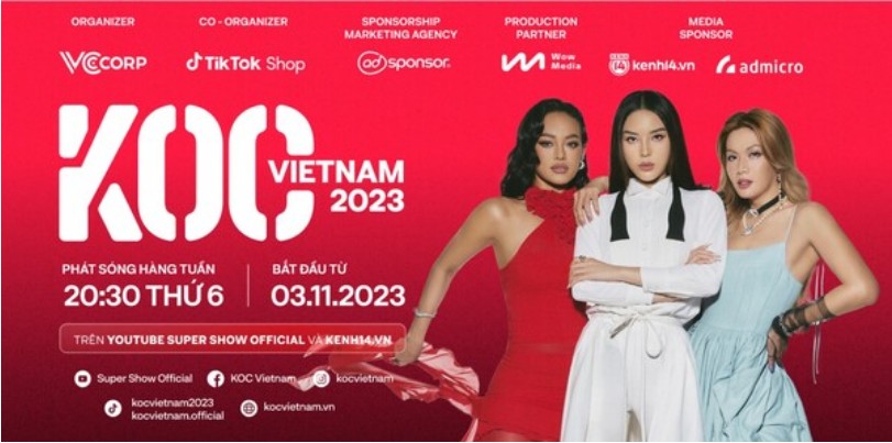‘KOC Vietnam 2023’ 방송 포스터