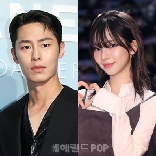 이재욱, 카리나/사진=민선유 기자
