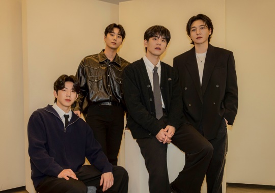도운, 영케이, 원필, 성진/사진=JYP엔터테인먼트