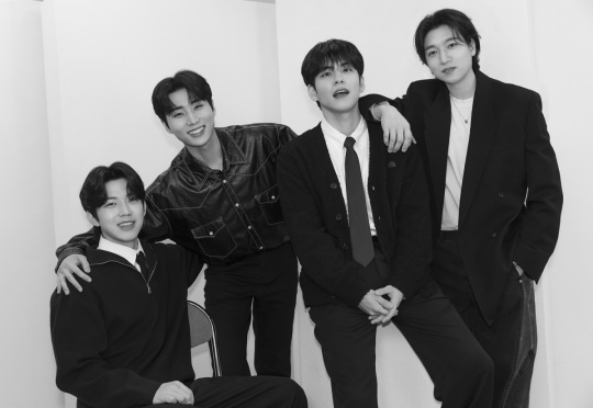 도운, 영케이, 원필, 성진/사진=JYP엔터테인먼트