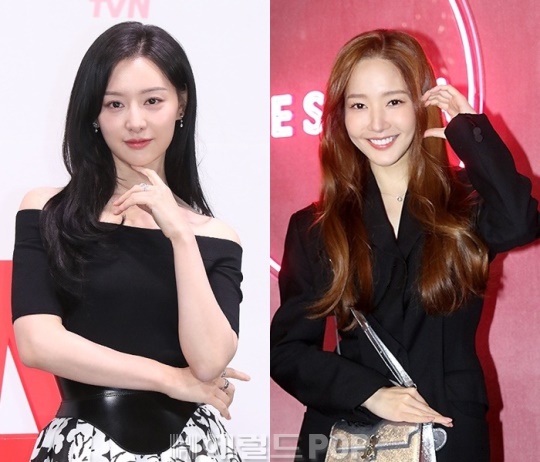 김지원, 박민영/사진=민선유 기자