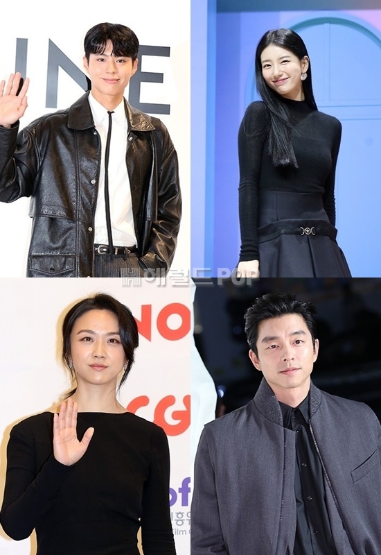 배우 박보검, 수지, 탕웨이, 공유/사진=헤럴드POP DB