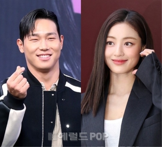 윤성빈, 지효/사진=헤럴드POP DB
