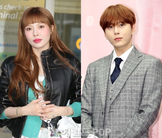 현아, 용준형/사진=민선유 기자