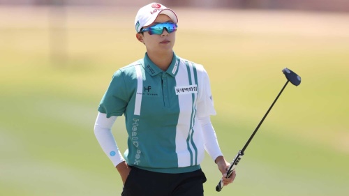 공동 선두로 초대 챔프에 도전하는 김효주. [사진=LPGA]