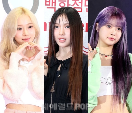 윈터, 혜인, 홍은채/사진=민선유 기자