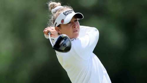 세브론 챔피언십 우승으로 5개 대회 연속 우승에 성공한 넬리 코다. [사진=LPGA]