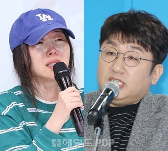 민희진, 방시혁/사진=헤럴드POP DB