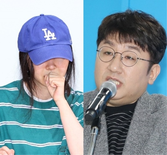 민희진, 방시혁/사진=헤럴드POP DB