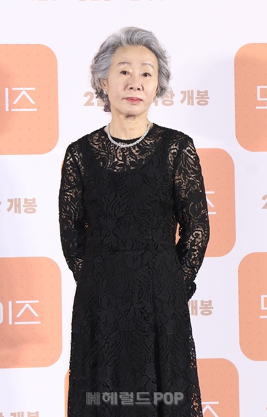 배우 윤여정/사진=민선유 기자