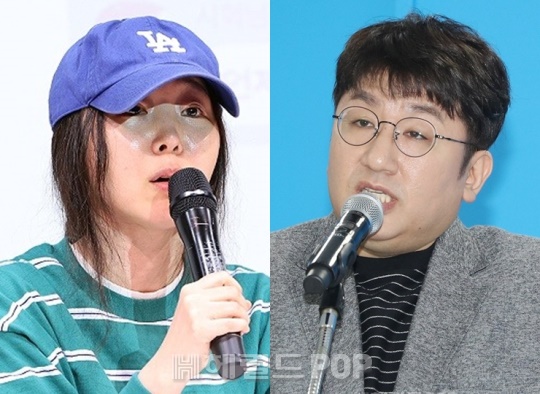 민희진, 방시혁/사진=헤럴드POP DB