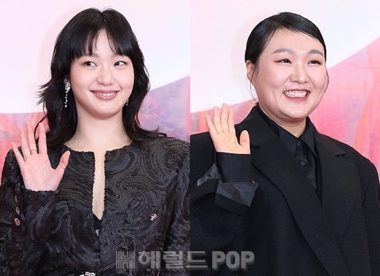 배우 김고은, 개그우먼 이수지/사진=민선유 기자