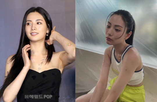 나나/사진=민선유 기자, 나나 SNS