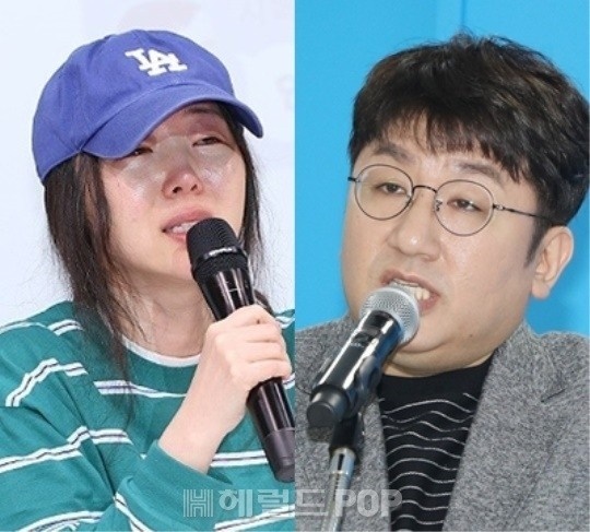 민희진, 방시혁/사진=헤럴드POP DB