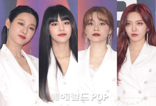 설현, 혜정, 유나, 찬미/사진=헤럴드POP DB