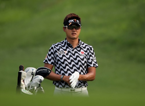 1타 차 선두로 무빙데이를 맞게 된 이태희. [사진=KPGA]
