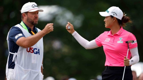마지막 날 8오버파로 무너진 이민지. [사진=LPGA]