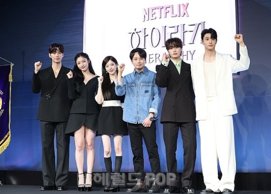 이채민, 지혜원, 노정의, 배현진 감독, 이원정, 김재원/사진=민선유 기자