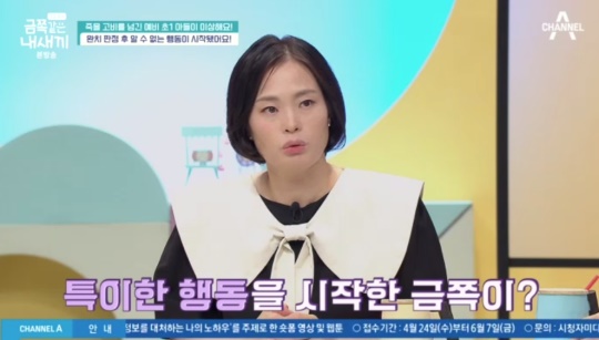 채널A '금쪽같은 내 새끼' 캡처