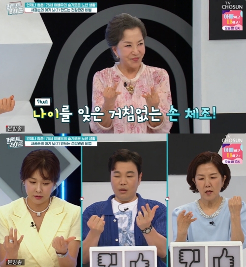 TV조선 '퍼펙트 라이프' 방송화면 캡처