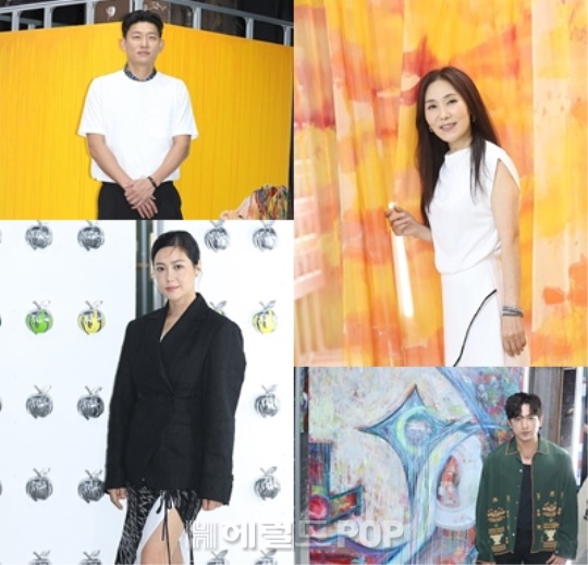 (왼쪽 위부터 시계방향)고준, 장혜진, 이민우, 솔비/사진=민선유 기자