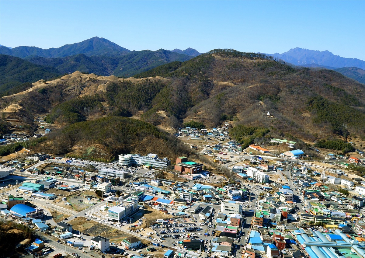 고령 주산성 지산동 고분군 전경.[고령군 제공]