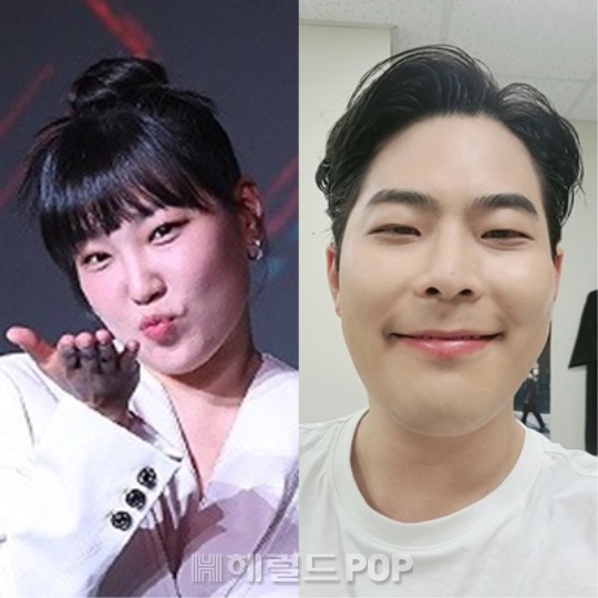 이은지, 김해준/사진=민선유 기자, SNS