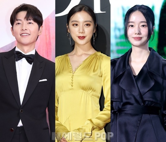 송중기, 우혜림, 이정현/사진=헤럴드POP DB