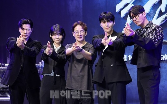 김강우, 조윤수, 박훈정 감독, 김선호, 차승원/사진=민선유 기자