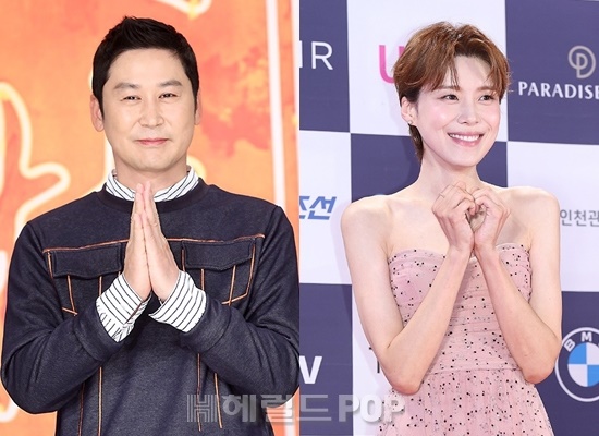 방송인 신동엽, 장도연/사진=민선유 기자
