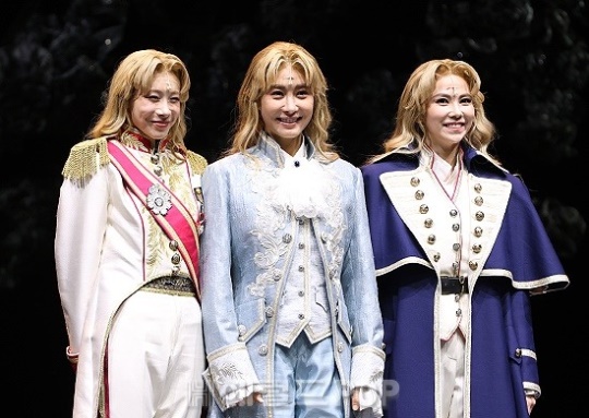 정유지, 옥주현, 김지우/사진=민선유기자
