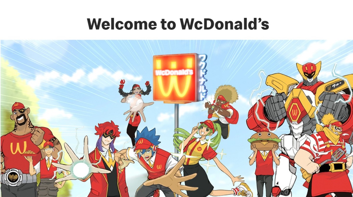 UAE, 일본 애니팬 겨냥한 ‘WcDonald’s’ 캠페인 화제