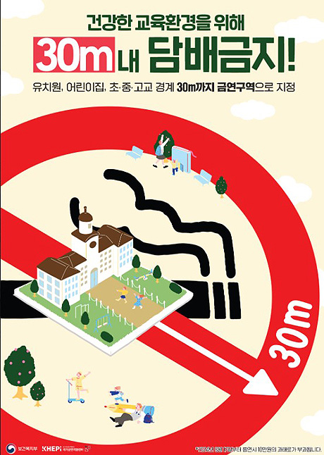 의성군 금연구역확대 포스터. (의성군제공)