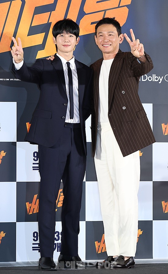 배우 정해인, 황정민/사진=민선유 기자