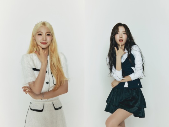 유빈, 아린/사진제공=알비더블유, WM엔터테인먼트