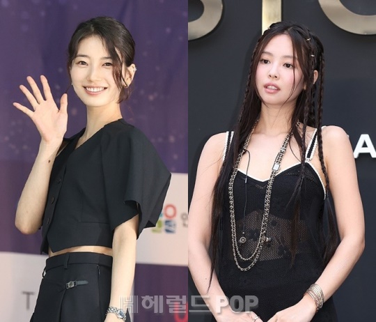 수지, 제니/사진=민선유 기자