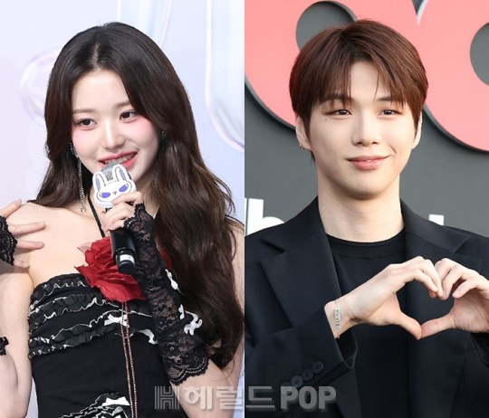 장원영, 강다니엘/사진=민선유 기자